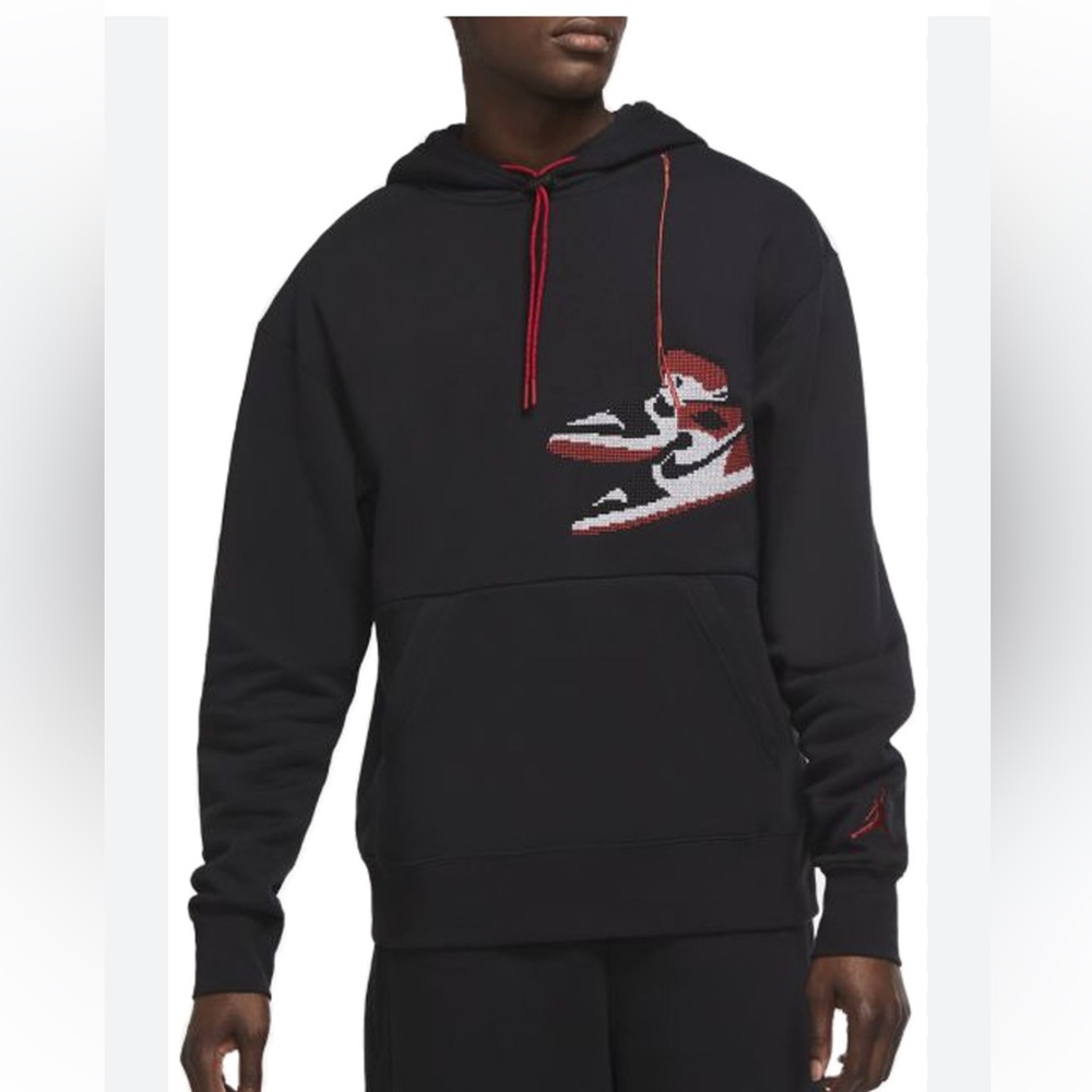 Jordan Black and Red Hoodie